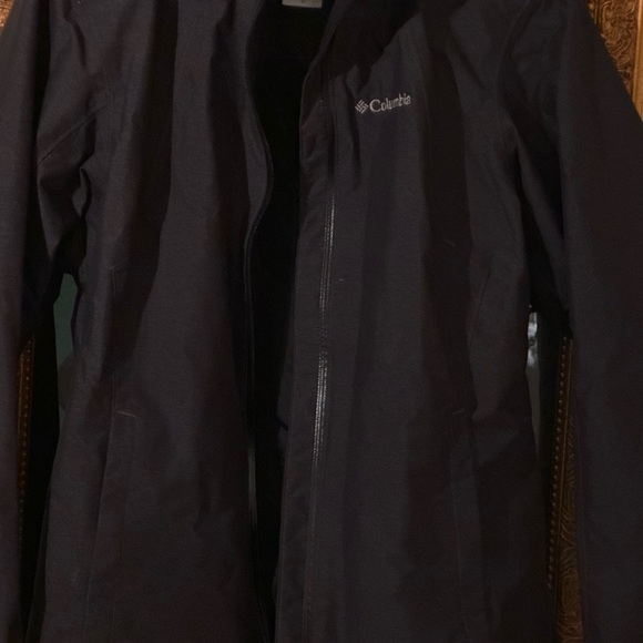 Columbia Jackets & Blazers - Blk Columbia Ski Jacket Shell (Near New, Worn 1x!), hidden zip compartments Sz M